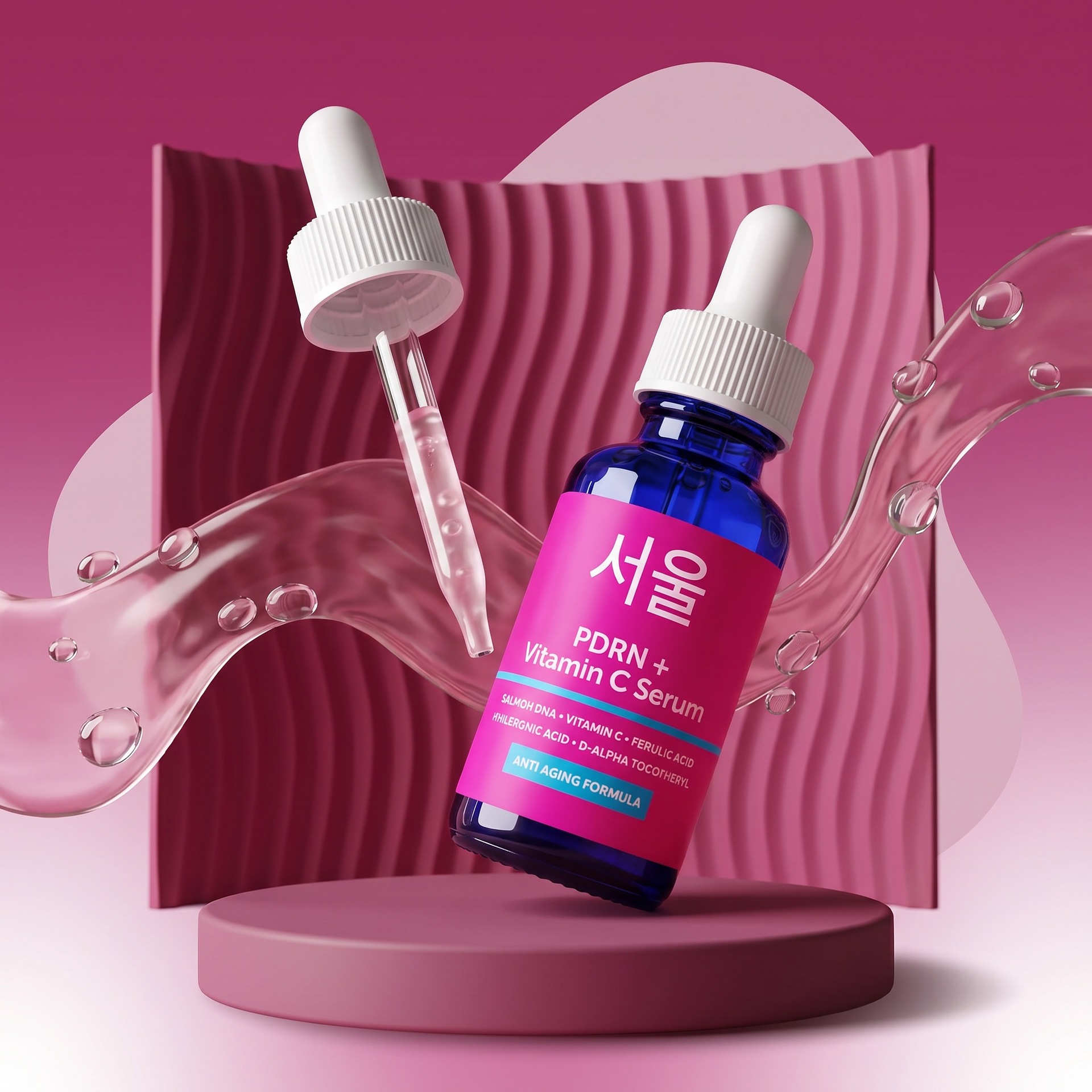 Cross-Border Tk In-Stock Amz New Trend Pdrn Moisturizing Essence, Clear and Easy to Absorb, Non-Sticky, Gentle