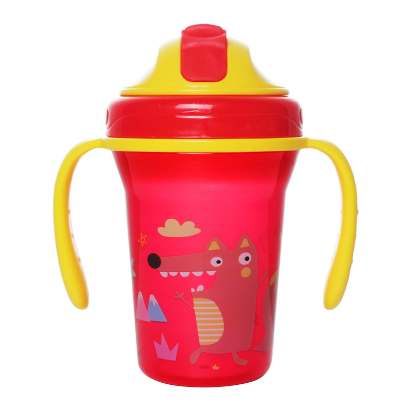 Fabricante de origen Taza de agua para niños Taza de pico de pato Taza de paja Taza de plástico Taza de agua 360 Serie completa de tazas para bebés