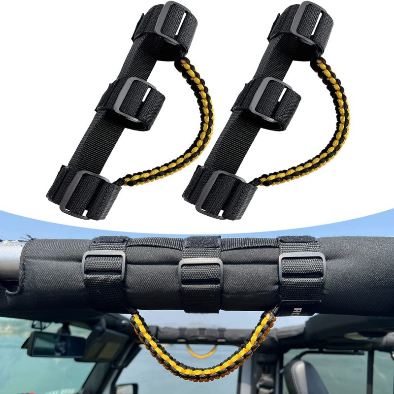Suitable for Bronco Handle Ford Martyr Braided Umbrella Rope Armrest Wrangler Modified Multi-use Roof Handle