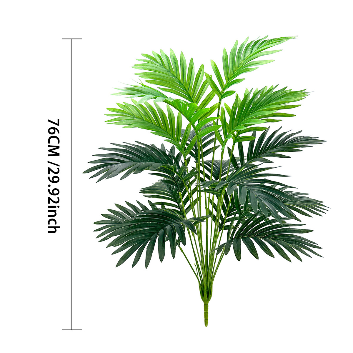 Amazon Simulación transfronteriza Plantas verdes Asa de girasol de cola suelta Sala de estar Mobiliario para el hogar Decoración Hojas de hierro Maceta para árboles falsos