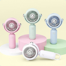 新款手持迷你小风扇usb充电便携式手机支架桌面学生礼品电扇厂家
