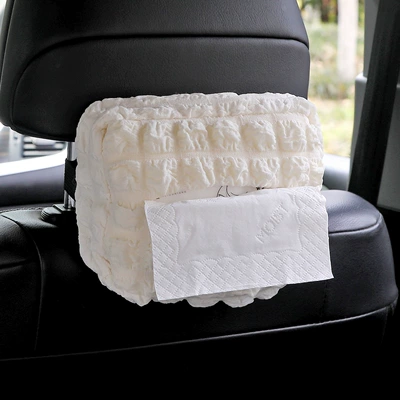 Car Tissue Box Puff: Car tissue box/set