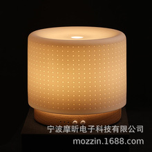 厂家供应实木陶瓷加湿器精油香薰机喷香机插电香薰灯超声波雾细腻