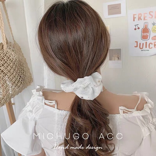 Headband, high-end and exquisite, Korean-style large intestine hair tie, Korean high-elastic hair rope, ladies' headband, Internet celebrity hair accessories, fashionable