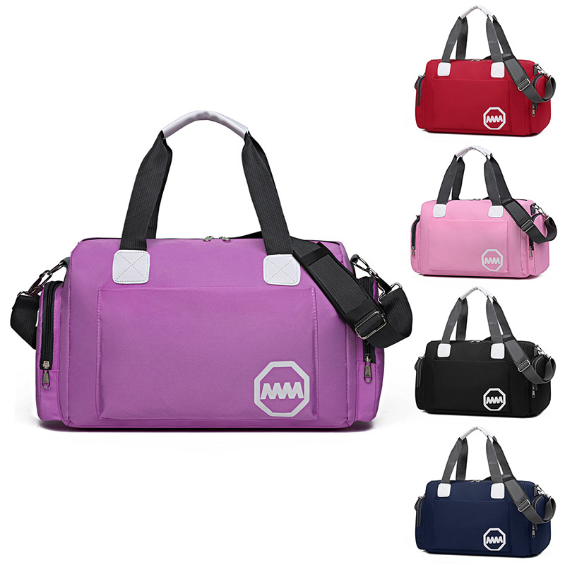 Bolsa de fitness Bolsa de viaje portátil de gran capacidad antisalpicaduras de agua Bolsa de almacenamiento de equipaje de corta distancia Bolsa de almacenamiento Bolsa de viaje ligera