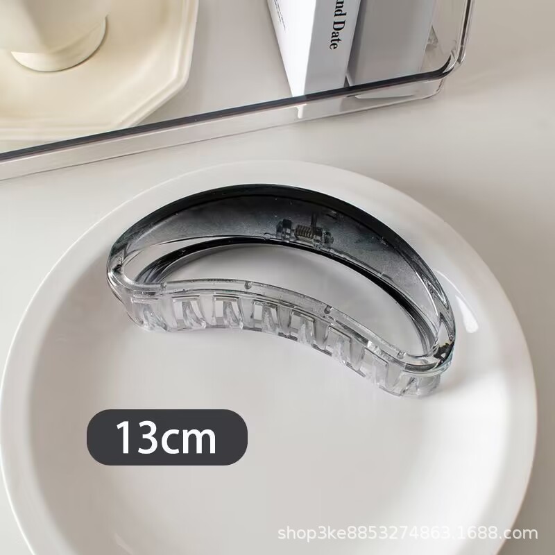 Große 13 cm hochwertige Farbverlauf Haarspange für Frauen, stilvolles quadratisches Haarzubehör für voluminöses Haar.