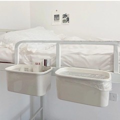 学生宿舍悬挂式垃圾桶床头置物架床边收纳挂篮上铺清洁卫生收纳盒