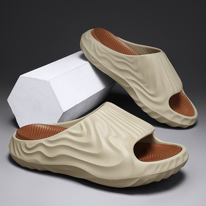 Zapatillas deportivas de tendencia de verano para hombres antideslizantes, zapatillas casuales de playa gruesas, zapatillas de moda para hombres, zapatillas frías de moda