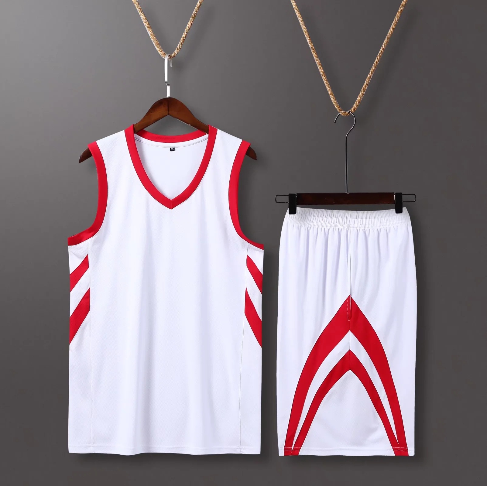 Rockets Adult and Children's Basketball Uniform Suit Men's Vest Two-Piece Set Primary School Students and Toddlers Sleeveless Jersey