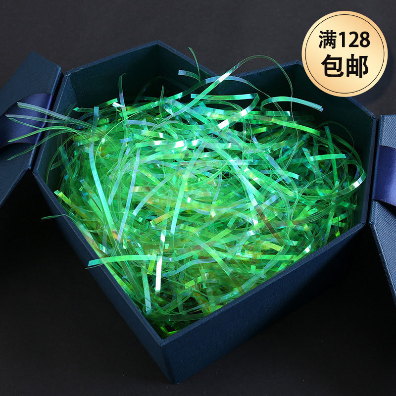 Colorido colorido seda de papel rallado de seda de la decoración de la caja de regalo del Día de San Valentín relleno grande al por mayor