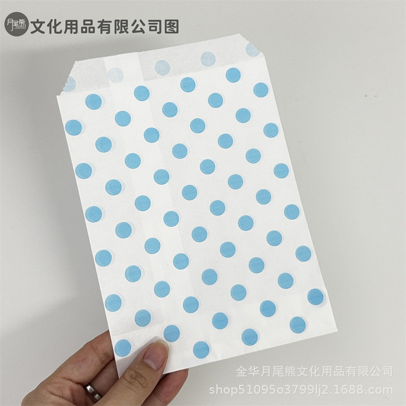 ins风彩色圆点纸袋出卡礼物打包diy大容量平价博主同款装饰礼品袋|undefined