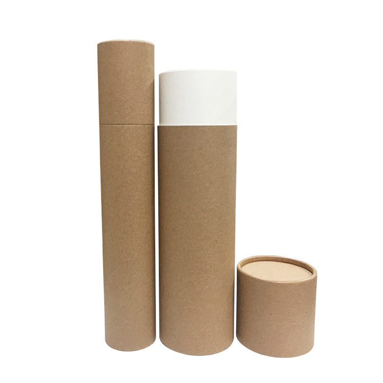 厂家直销圆形纸管 沉香筒 纸筒 牛皮纸纸筒香管檀香沉香包装纸筒