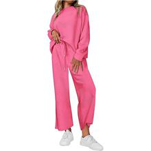 V 48465 Relaxed Solid Color Jogger Set �����˶���װ �羳����