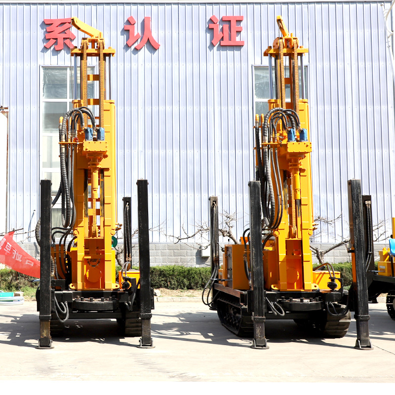 水气两用钻机400米气动打井钻井机履带式水气两用钻机深水井钻机