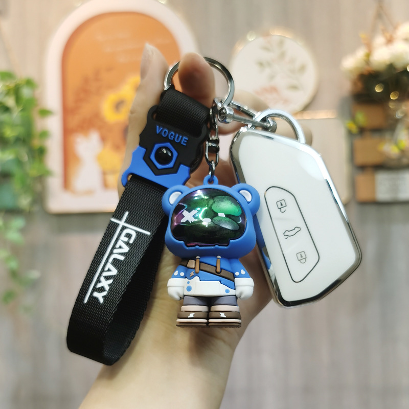 Applicable to 22 models of Lingdu L, Volkswagen Golf 8, Key Case for Car Key Holder, Tailor-made for Tuan X, New R-Line Key Shell Bag