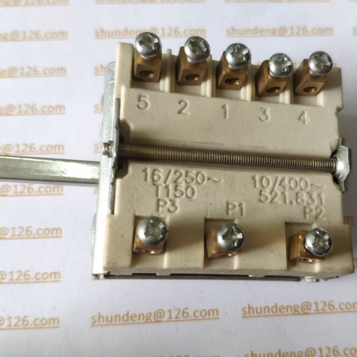 陶瓷开关 49.27215.000  电炉开关 六功能开关  电炉开关 250V16A