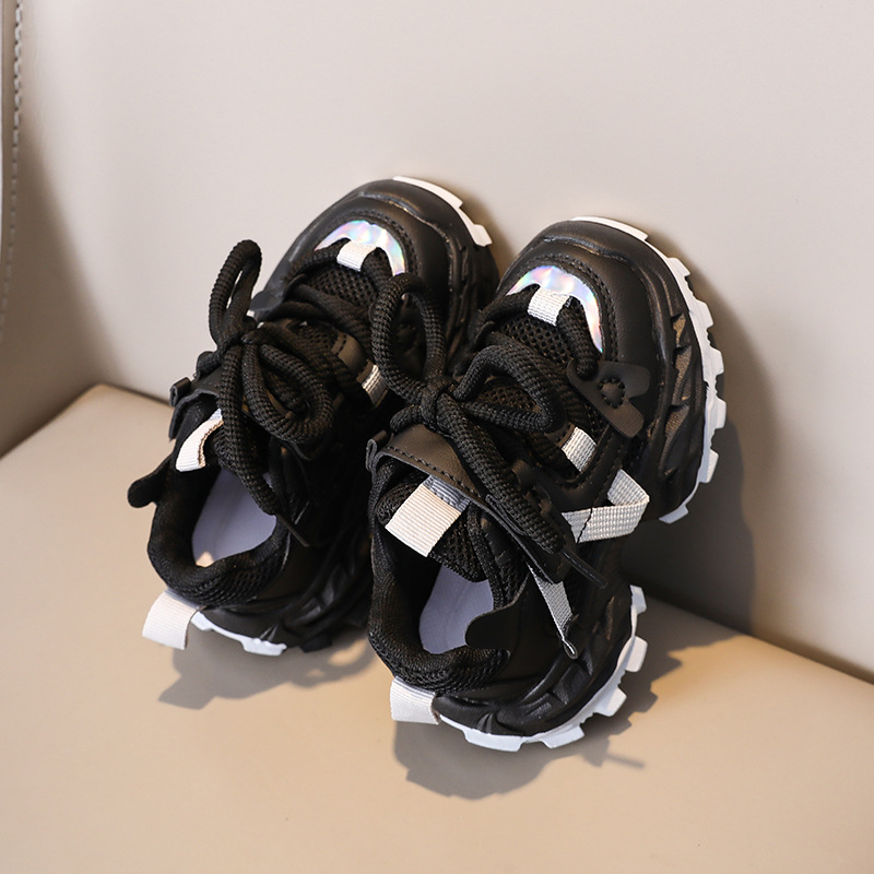 Sneakers bambina scarpe da ginnastica alla moda lacci morbide_voghion.com