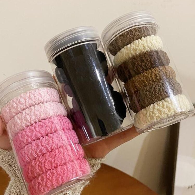 Nueva cubierta de cuero accesorios para el cabello ensanchado espesado lazo del pelo banda de goma banda de pelo cuerda de pelo Cola de Caballo de alta elástica cuerda de pelo durable