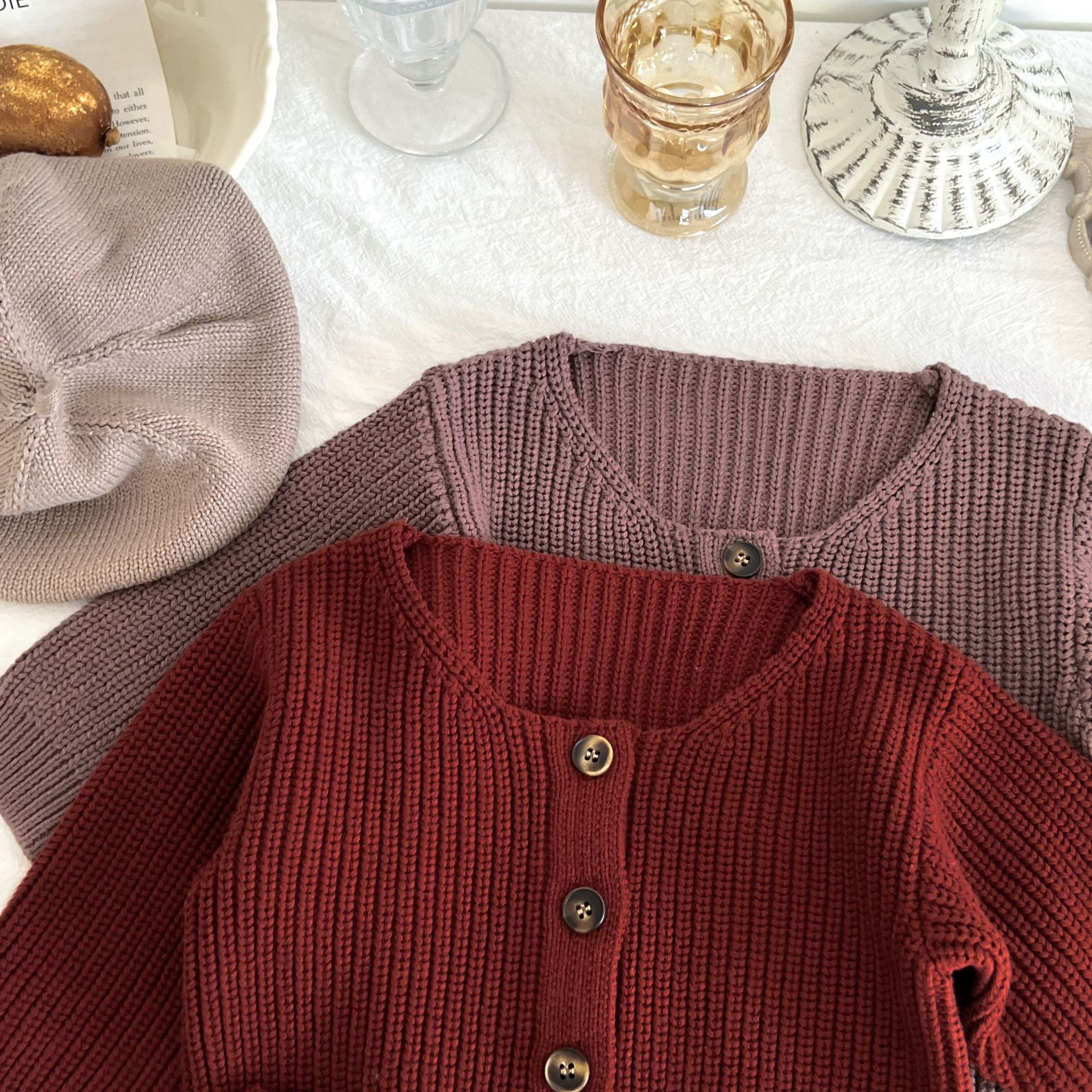 Title 11, Cardigan Tricoté pour Bébés et Tout-Petits Vest...