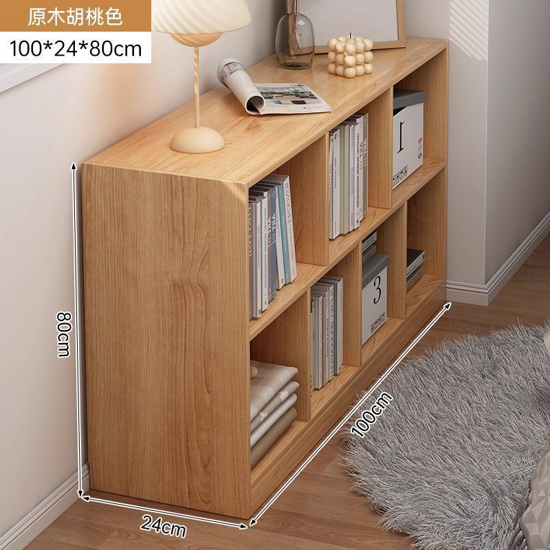 Стеллаж орех натуральный 80x24x60