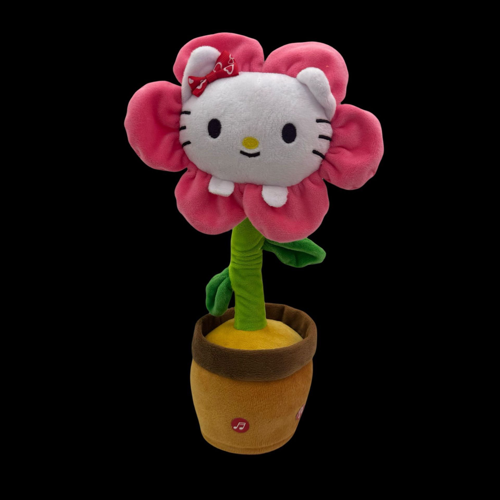 Cactus de baile transfronterizo encantador, flores de charla, ruido de ruido, juguetes de peluche eléctricos para aprender a hablar, cantar y bailar.