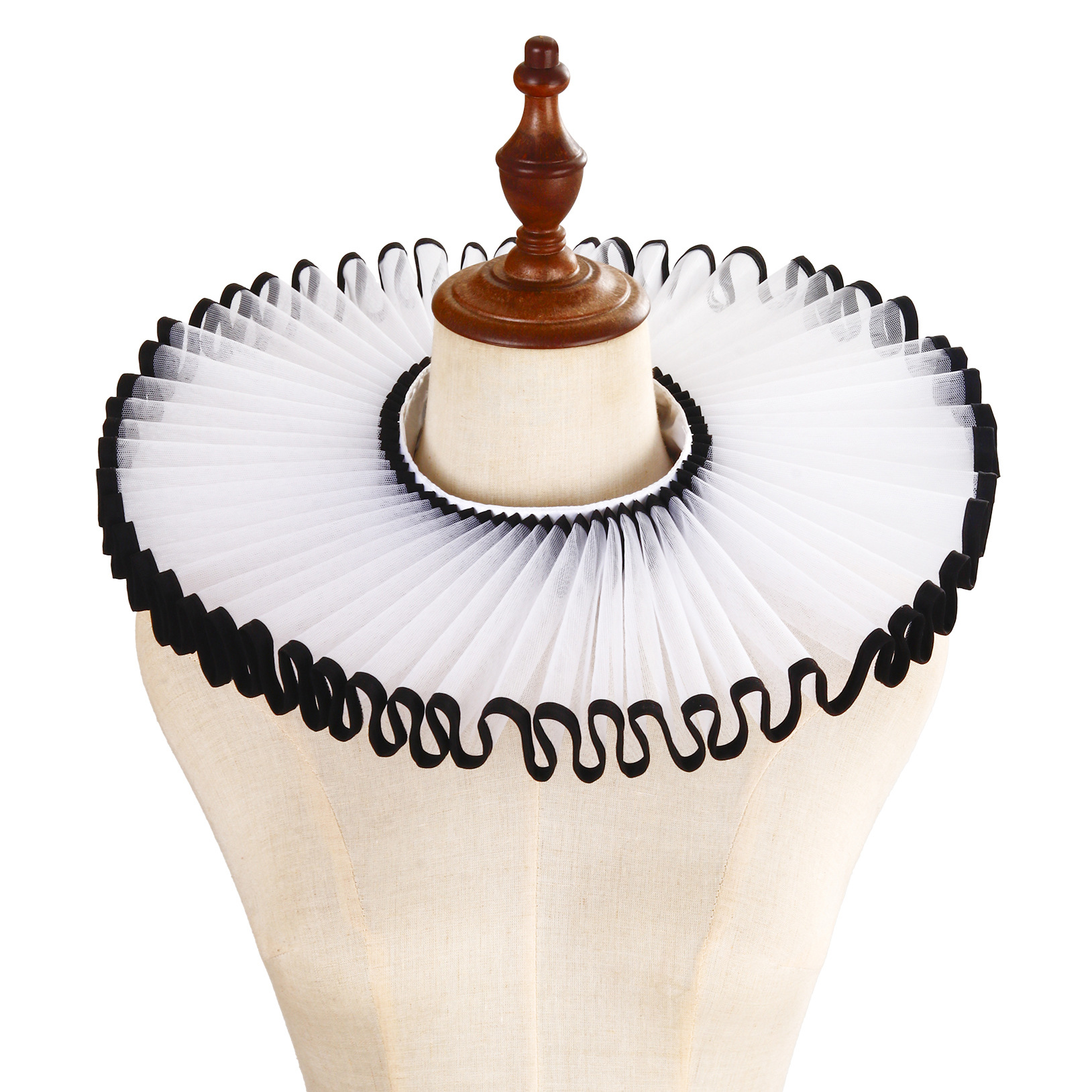 검은색 테두리가 있는 흰색