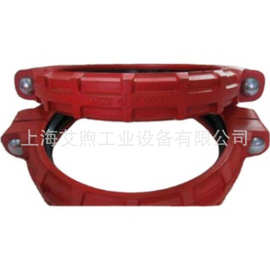 厂家供应矿用卡箍 高压沟槽式卡箍接头 高压管箍6.4mpa 4.0mpa