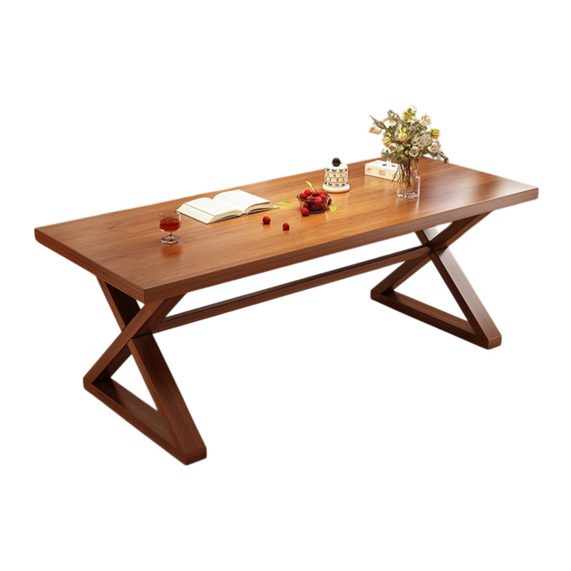 Mesa de comedor de madera sólida, mesa de madera de nuez, mesa de café, sala de estar, mesa de comedor de lujo, combinación de sillas
