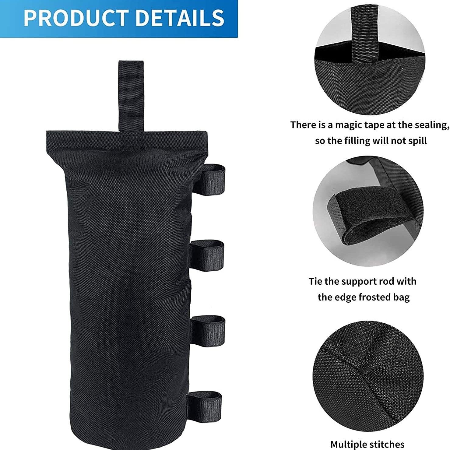 跨境户外帐篷沙袋 广告帐篷固定沙袋 遮阳伞 防塌帐篷重量袋