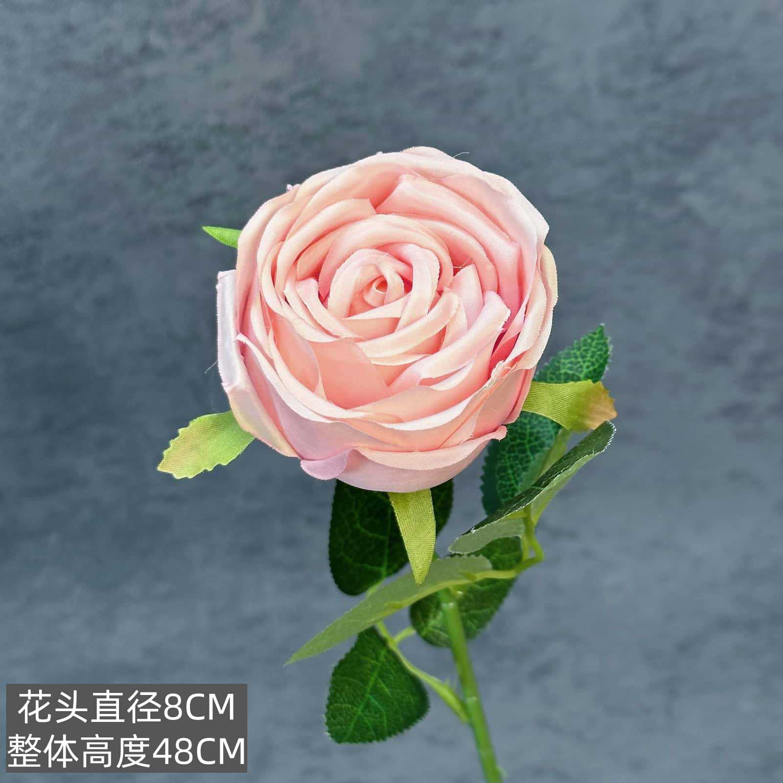 Flor de rosa simulada franela de una sola mano cascada de rosas flor simulada boda decoración del hogar decoración flor falsa al por mayor