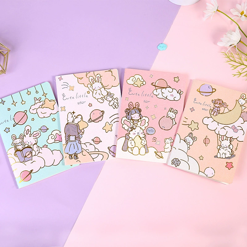 Cartoon cute high quality notebook, teaching laptop for students