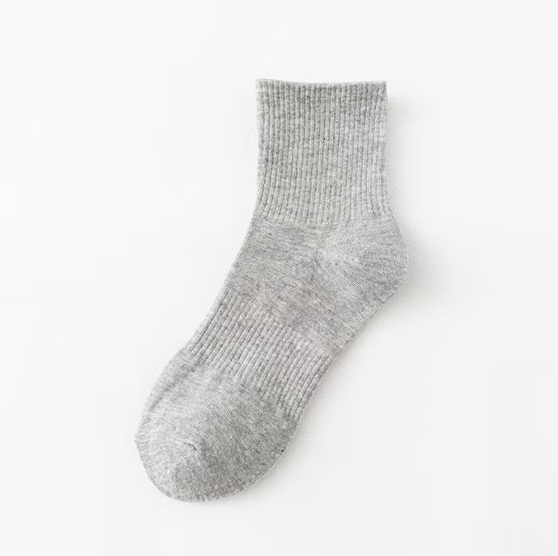 黒と白の灰色の靴下は綿の靴下のショートソックスを卸売りします。|undefined