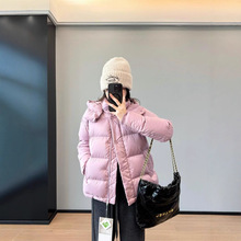 Lu家五格系列~三防新标鹅绒连帽收腰羽绒服保暖外套女冬季G102210