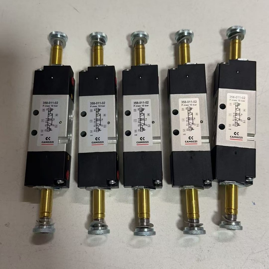 ‌康茂胜CAMOZZI电磁阀358-011-02二位五通电阀,368,015,338双稳