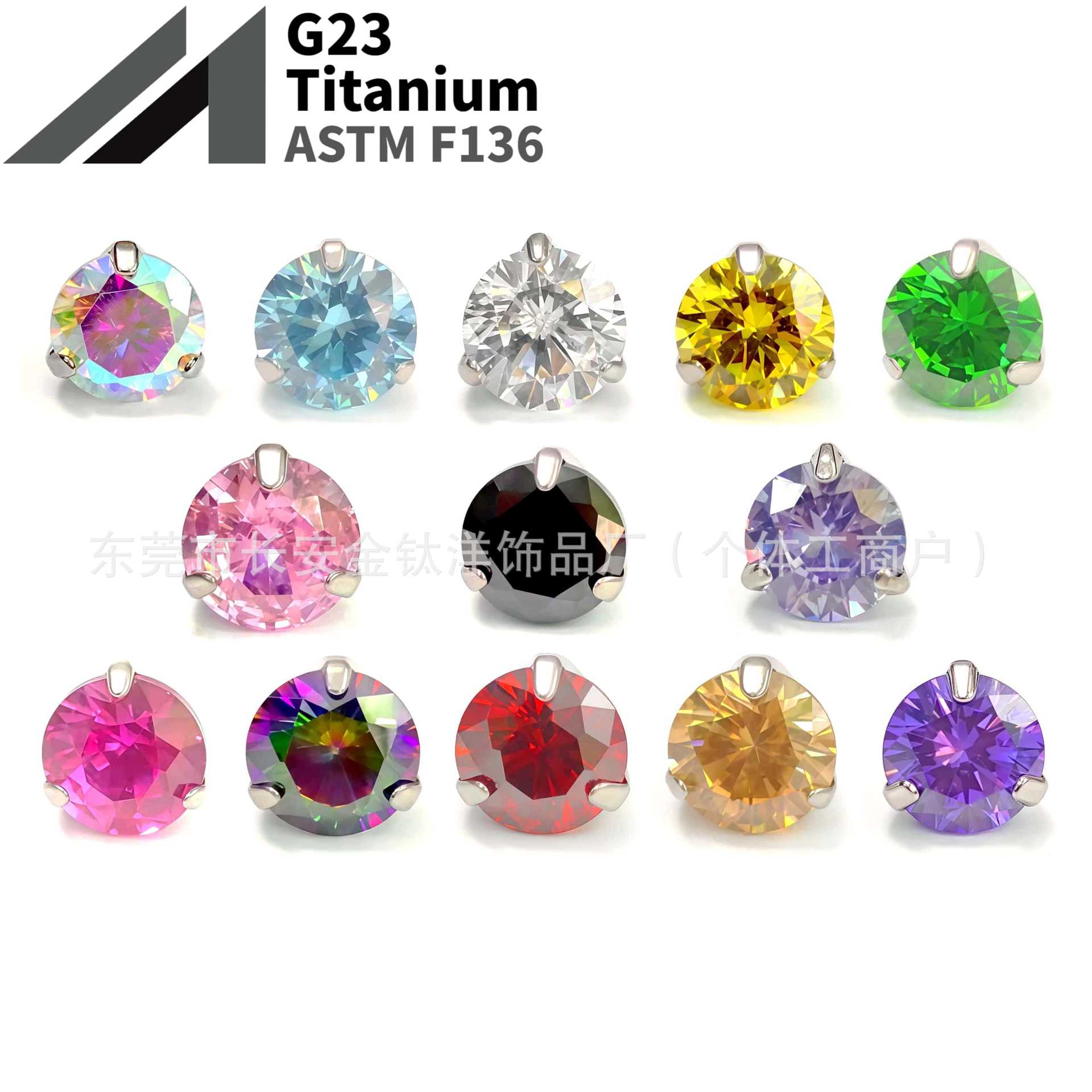 16G labret stud size and finish detail