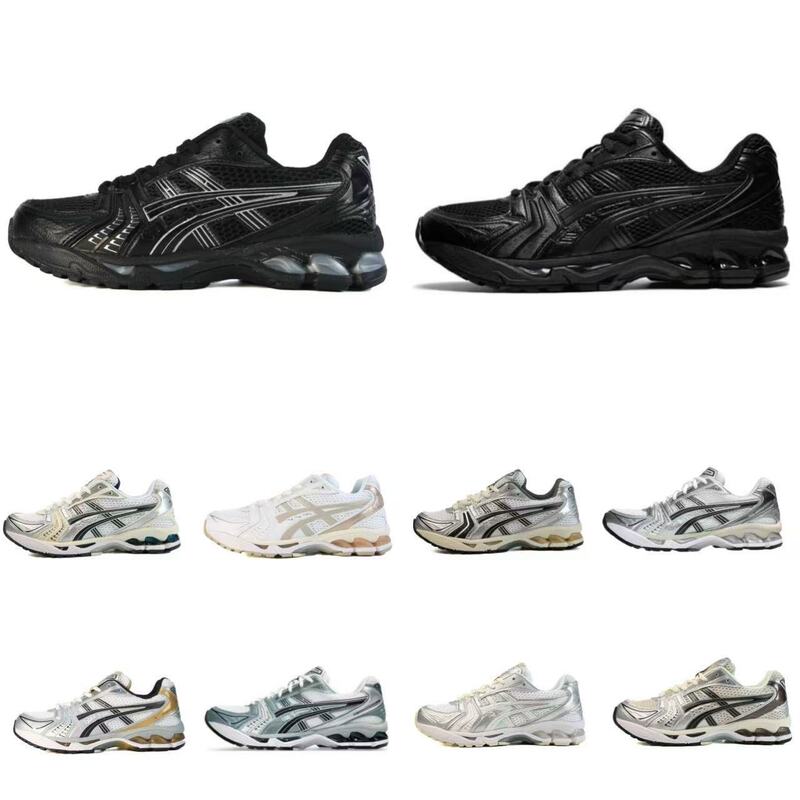 Cross-Border Putian Gel-Kayano 14 Mesh Leather Breathable Wear-Resistant Comfortable Versatile Unisex Running Shoes
