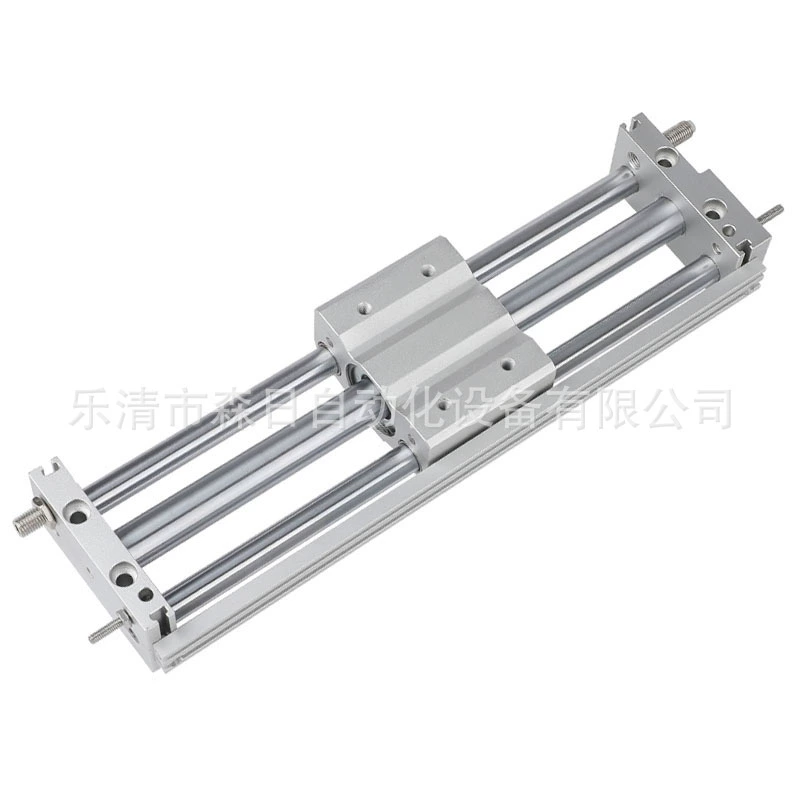 Безстержневой цилиндр SMC Yadke CY1S с направляющим стержнем RMT10/20/25/32-200 Магнитная пара MRU