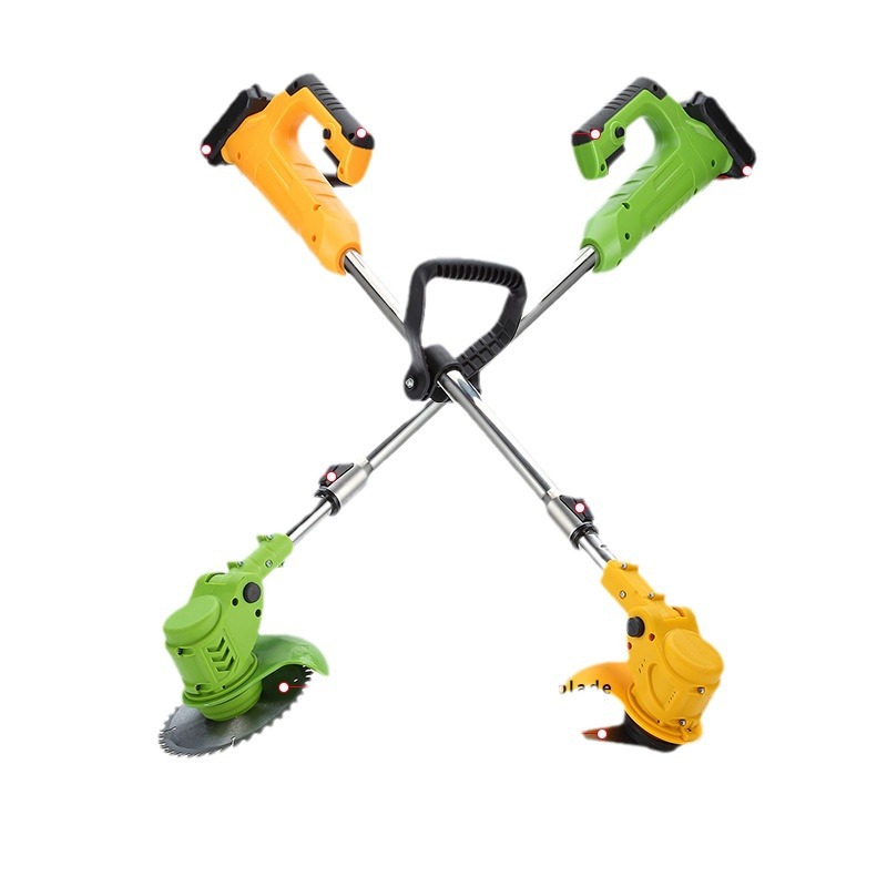 Cortadora eléctrica de litio hogar pequeño cortacésped recargable cortacésped eléctrico de mano cortadora de jardín