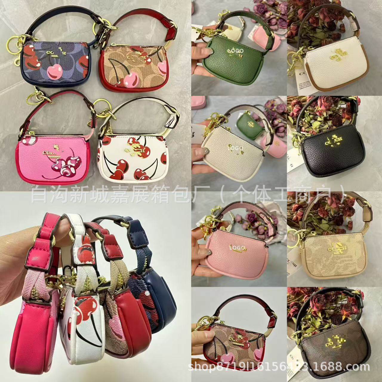 跨境bags轻奢精致钱包2025新款手提迷你ins可爱简约手拿包零钱包