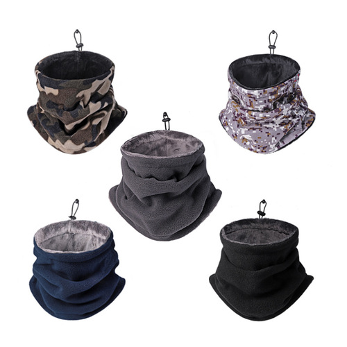 Yingbo Hot Sale Winter Outdoor Cycling Scarf, Thick Fleece Warm Neck Gaiter, Windproof and Dustproof Face Mask, Fleece Neck Cover