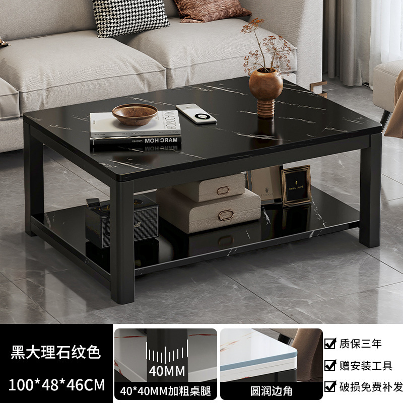 Mesa de centro, sala de estar, hogar, moderno, sencillo, apartamento pequeño, escritorio de té minimalista de vidrio 2023, nueva mesa pequeña