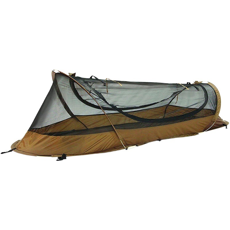 愛尚新品アウトドアシングル戦術テント防蚊虫防水野外テントはアウトドア折り畳みベッドと組み合わせることができます。