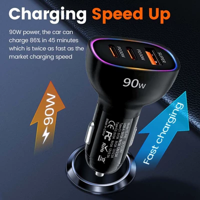 Total 90W USB Dual: Mobil şarj cihazları
