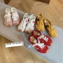 超软撞色同款休闲阿甘鞋