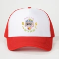 Printed ANITA MAX WYNN Two-Tone Mesh Cap - Red/White