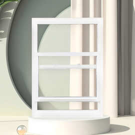 江苏华康达门窗工厂塑钢82系列美式单提拉窗隔音隔热工程窗户批发