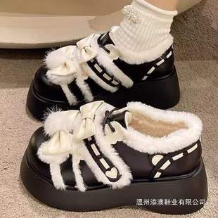 �����ӽq������ëë��ЬŮ2025��ϵܛ�ÿɐ�ܛ��LolitaƤЬѩ��ѥ