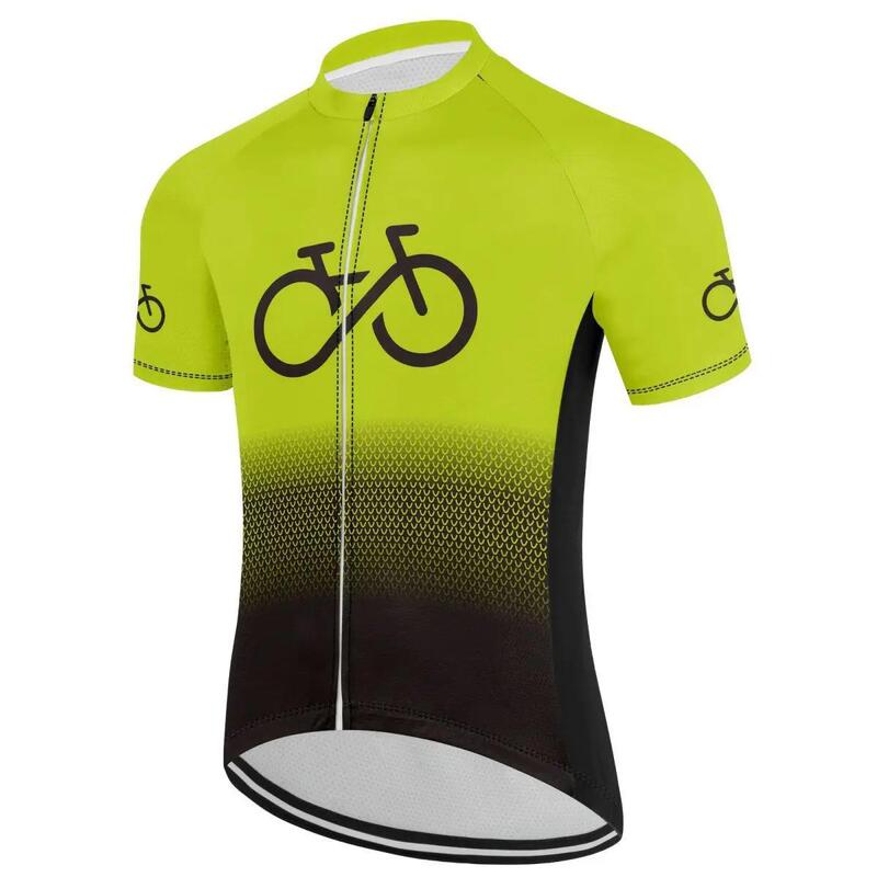 Summer Cycling Clothing Suit Road Bicycle Cycling Men's Short-Sleeved Tops Bib Shorts Women's Mountain Bike Clothing