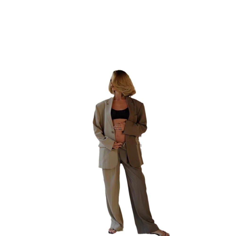 2024 Cross-border Fashion Two-tone Casual Suit Set Large Stock Available A3108_ecoleips.com