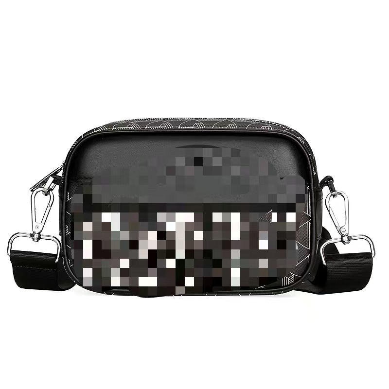 3265 # Horizontal French Hungry Fish Men's Messenger Bag